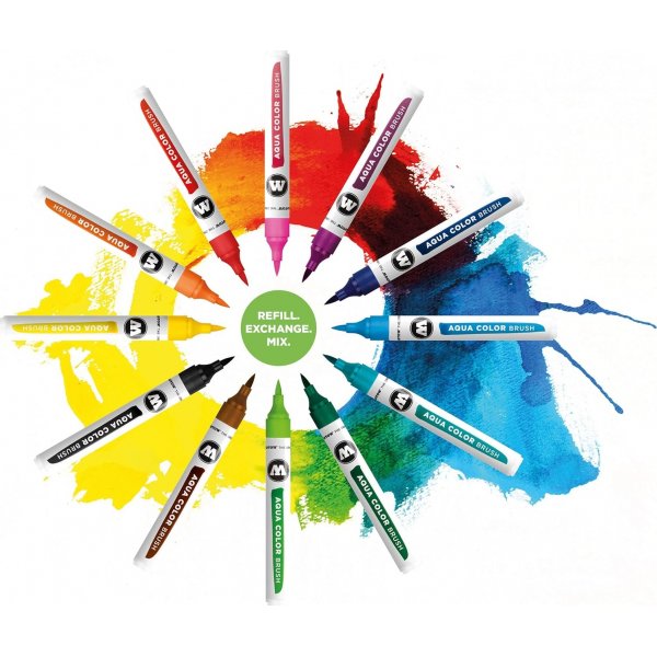 Vesivrimerkit Molotow Aqua Color Brush
