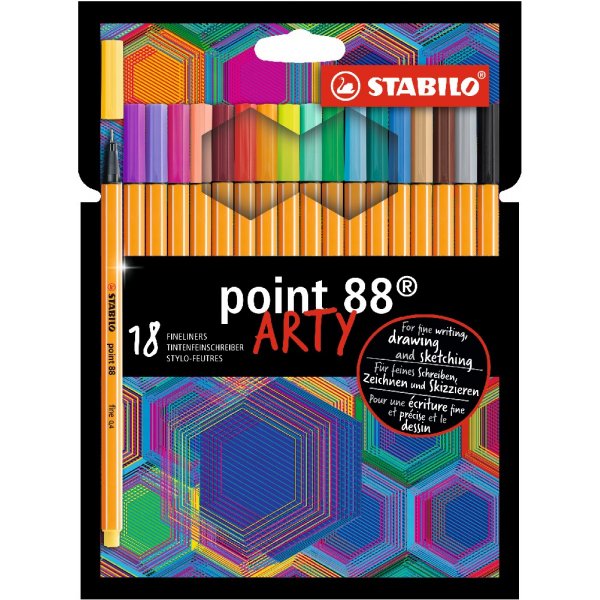Fineliners Point 88 Arty - 18 kpl