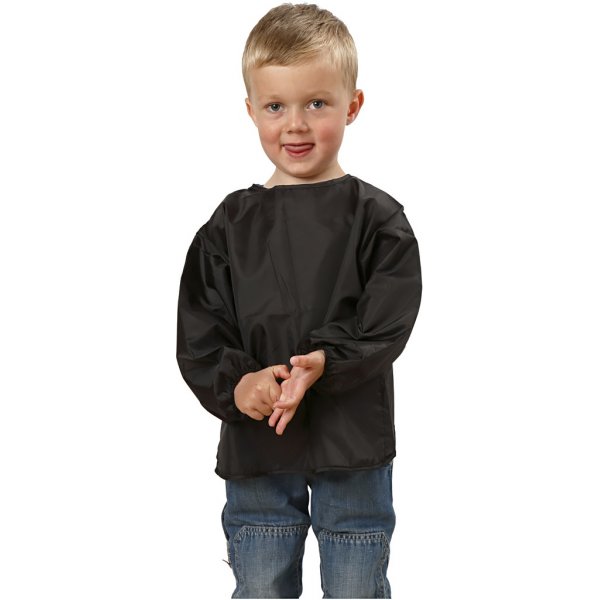 Maalarin esiliina - musta - 2-3 vuotta