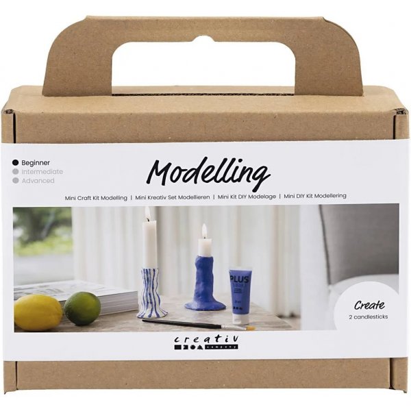 Mini DIY Kit -mallinnus, kynttilnjalka