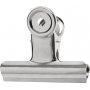 Metalliklipsi - hopea - 6 kpl