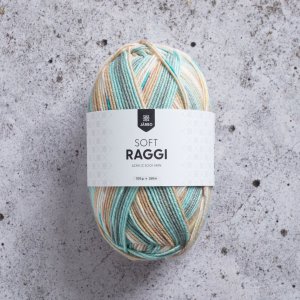 Soft Raggi 100g - Mustikkaprintti Soft Raggi 100g - Mustikkaprintti