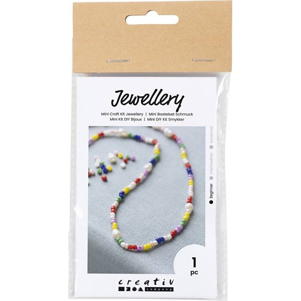 Mini DIY Kit Jewelry - kaulakoru makeanveden helmist
