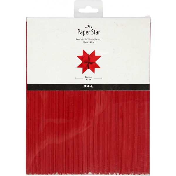 Thtinauhat - punainen - 4,5 cm, 500 nauhaa