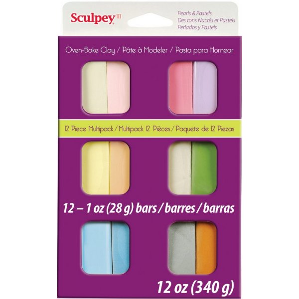 Sculpey Clay Multipack 28g - Pastelli