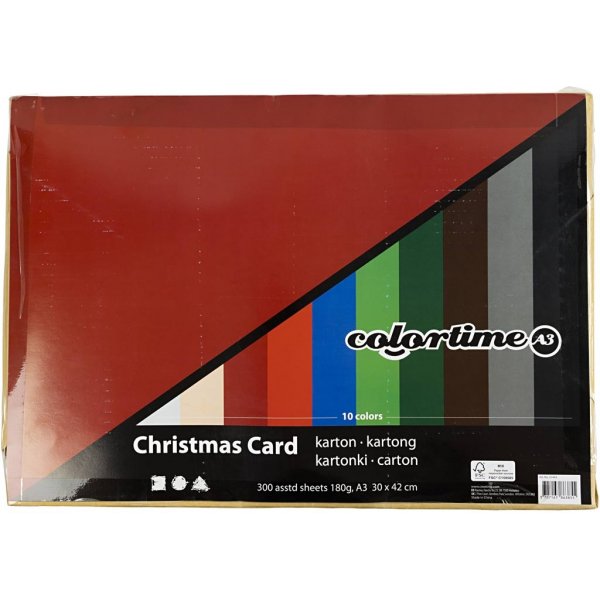 Joulupahvi - sekavrej - A3 - 300 arkkia