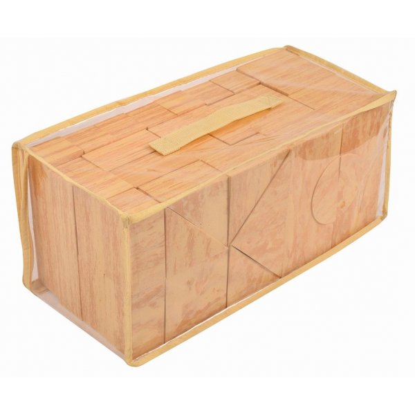 Pehmeät lohkot puunväriset 56 kpl Pehmeät lohkot puunväriset 56 kpl