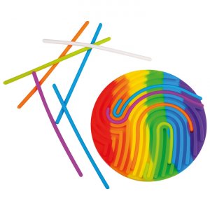 Fidget-nauhoilla, py�reill� � 17-20 cm silikonilla