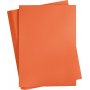 Vrillinen pahvi - oranssi - A2 - 180 g - 100 arkkia