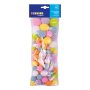 Pompom pastelliv�rit 100 kpl