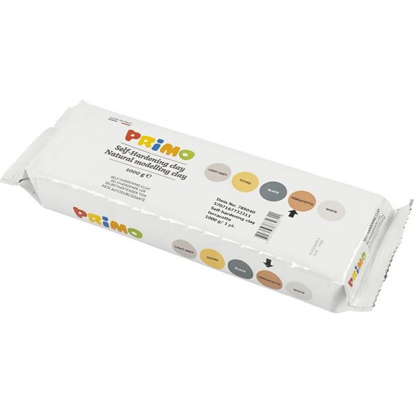 Itsekovettuva savi - terrakotta - 1000 g