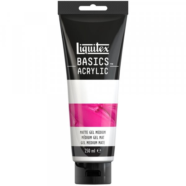 Akryylivliaine - Liquitex Basics -lisaineet - 250ml - Tube Matt Gel Medium