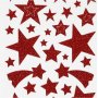 Glitter-tarrat - punainen - thdet - 2 arkkia