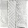 Pehmopaperi - hopea - 50 x 70 cm - 17 g -6 arkkia