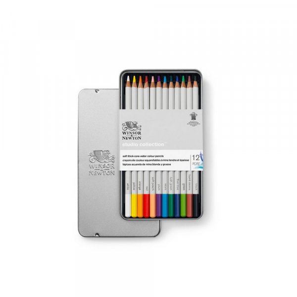 Winsor & Newton akvarellikynsarja - 12 kyn