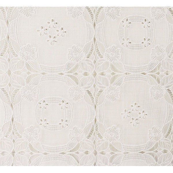 Vaha kangas PVC Lace - luonnonvalkoinen