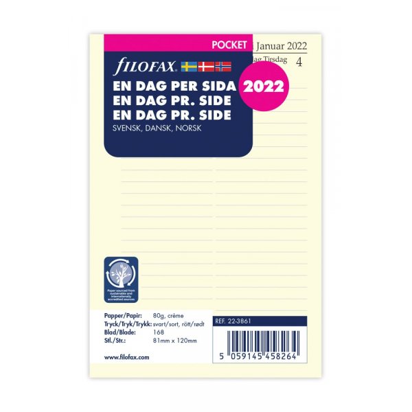 Tyttjrjestelmn kalenteritasku 2022 - piv