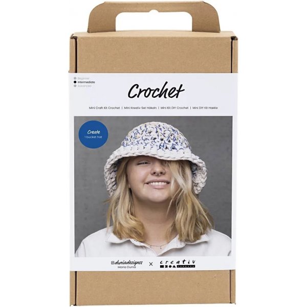 DIY Kit Virkkaus, Rough Fisherman's Hat