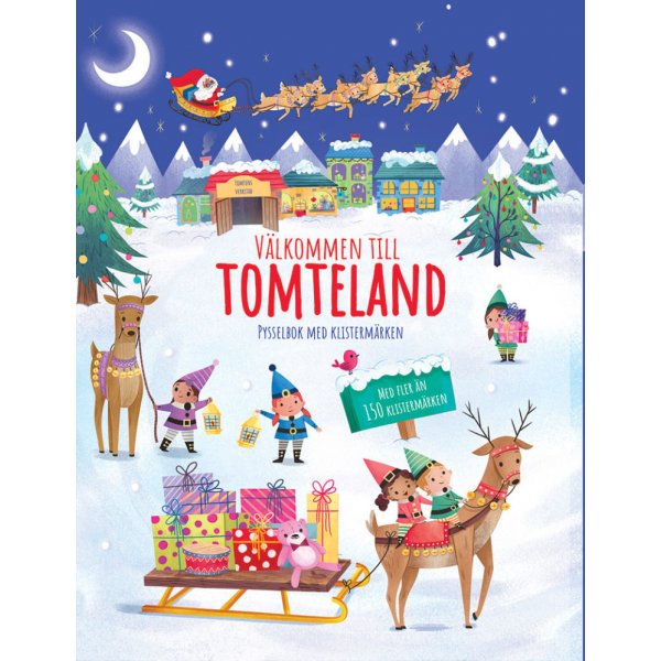 Tervetuloa Santalandiin: askartelukirja tarroilla