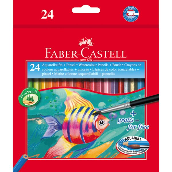 Akvarellikynsarja - Faber-Castell - 24 kpl