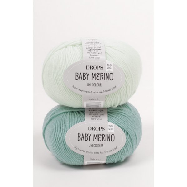 Drops Baby Merino -lankaa - 50g (n. 40 eri värivaihtoehtoa) Drops Baby Merino -lankaa - 50g (n. 40 eri värivaihtoehtoa)