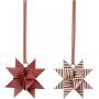 Thtinauhat - punainen - valkoinen - 6,5+11,5 cm - 60 nauhaa