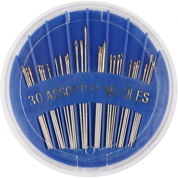 Ompeluneulat - ei. 3-7 - 30 kpl