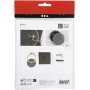 Mini DIY Kit Embroidery - harmaa - Snowflake