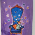 Asiakaskuva Akryylimaali Liquitex 250 ml - 186 Dioksatsiini violetti
