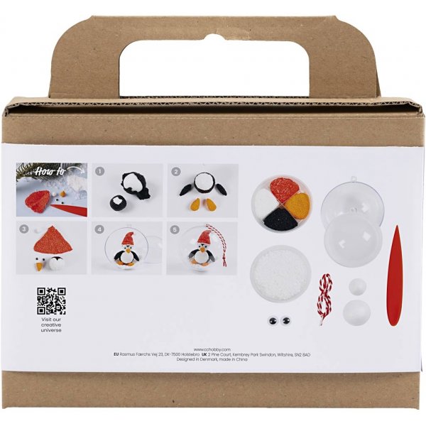 Mini DIY Kit -mallinnus - pingviini