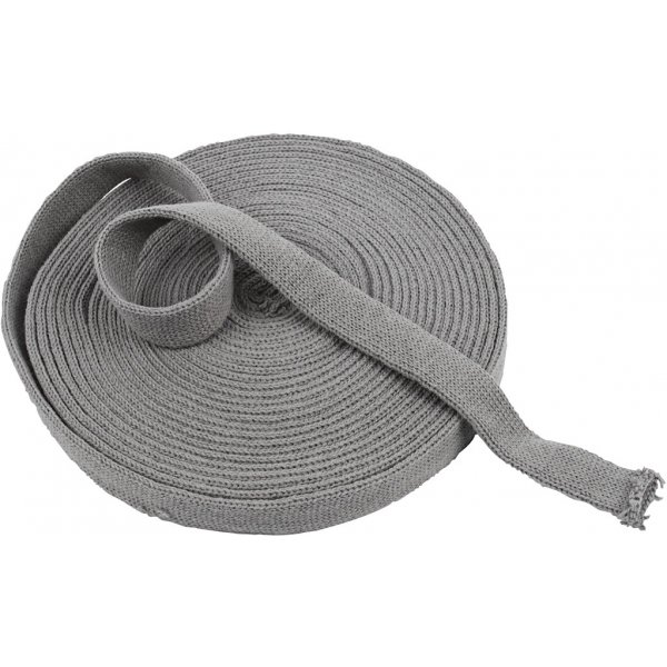 Putkimainen neulos - L22 mm - harmaa - 10 m Putkimainen neulos - L22 mm - harmaa - 10 m