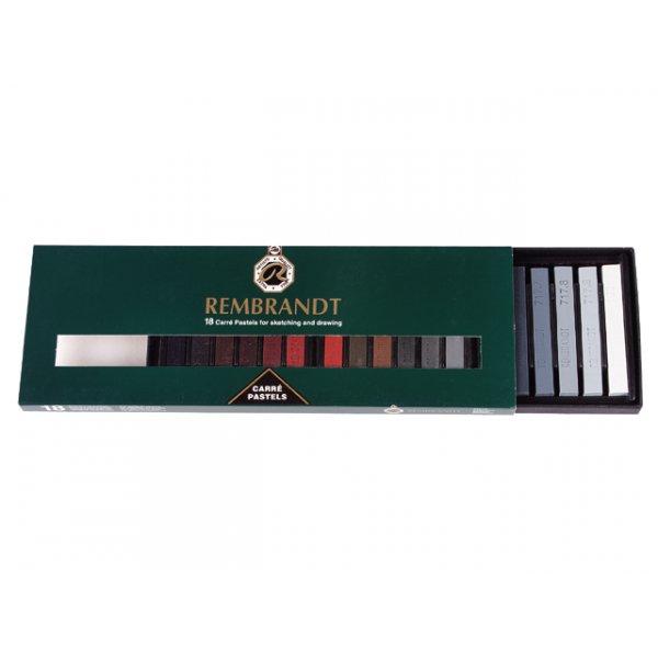 Rembrandt Carr Pastel setiss - koko sarja - 18 kpl