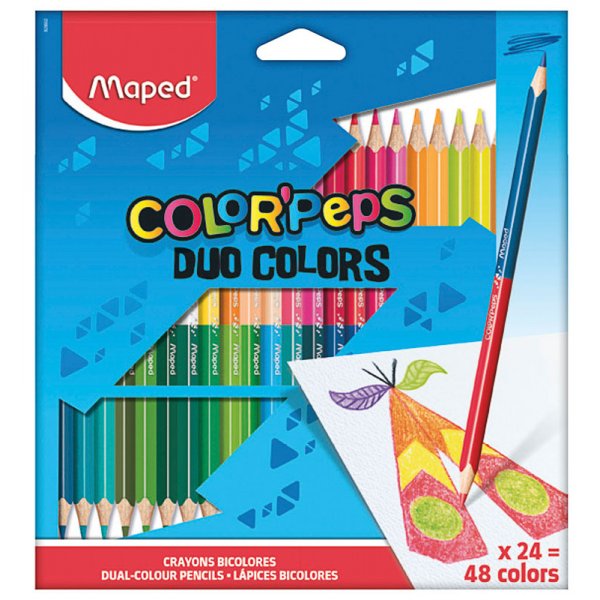 Vrikynsarja - Maped - Color'peps 24 DUO kyni = 48 vri