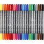 Colortime Double marker - vakiovrit - 20 kpl
