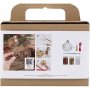 Mini DIY Kit joulukuusen koristeet - paljetteja