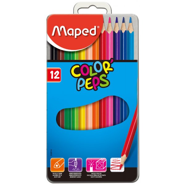 Vrillinen kynsarja Maped - 12 kyn
