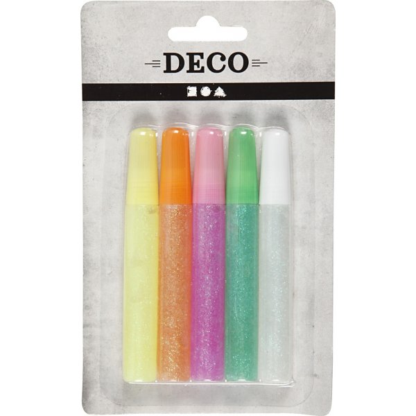 Glitterliima - pastellivrit - 5 x 10 ml