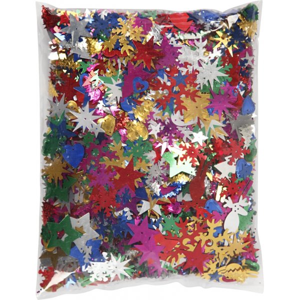 Paljetit - kirkkaat värit - 400 g Paljetit - kirkkaat värit - 400 g