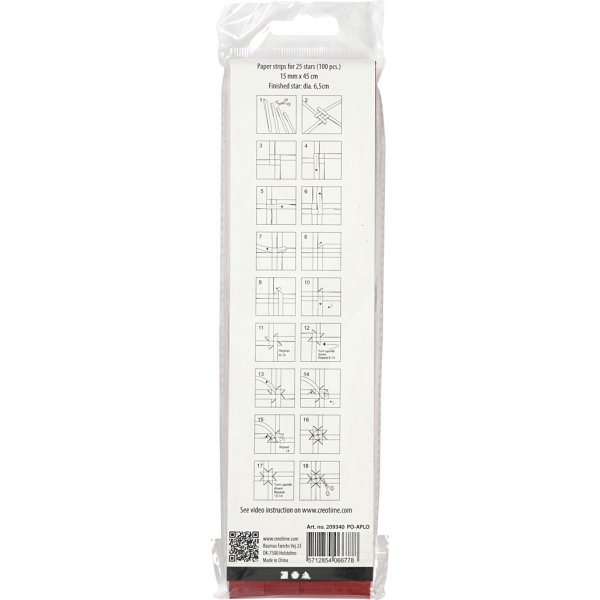 Thtinauhat - punainen - 6,5 cm - 100 nauhaa