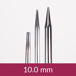Vaihdettavat pyöreät neulat - Messinki - 12cm - Eri kokoja Vaihdettavat pyöreät neulat - Messinki - 12cm - Eri kokoja