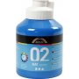 Koulumaali - Akryyli - perussininen - matta - 500 ml