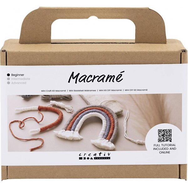 Mini DIY Kit Macram - Rainbow