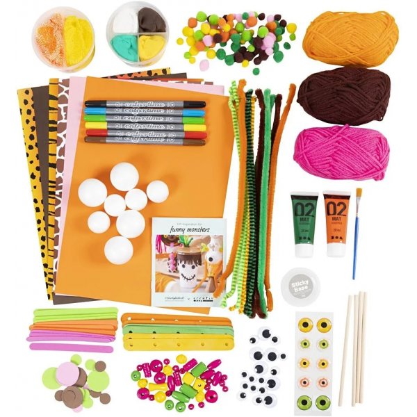 Maxi DIY Mix Funny Monsters, sekavärejä Maxi DIY Mix Funny Monsters, sekavärejä