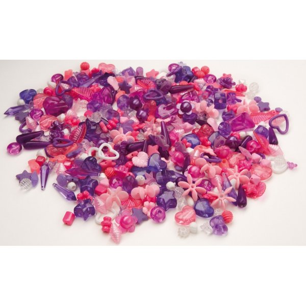 Muovihelmet violetti ja pinkki