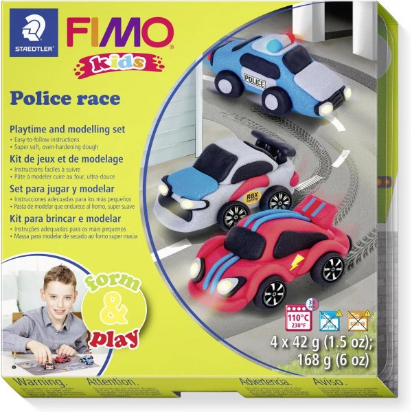 Modelerset Fimo Kids Form&Play - Autot