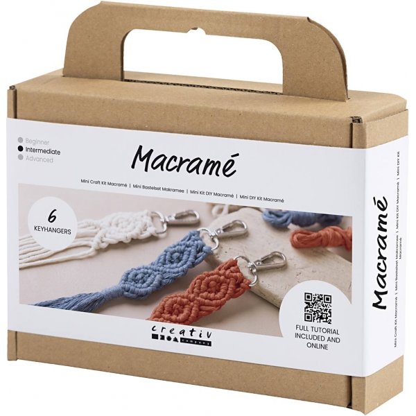 Mini DIY Kit Macramé - Avaimenperät Mini DIY Kit Macramé - Avaimenperät