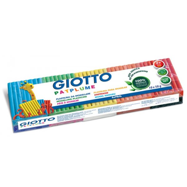 Muovailutaikina Giotto Patplume - 10x50g