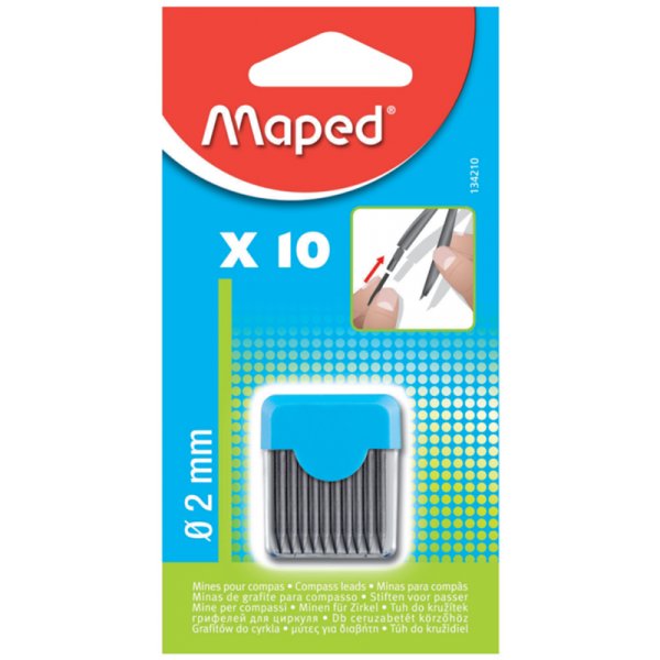 Fit pin tytt - Maped - 10 kpl 2 mm krki