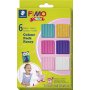 FIMO Kids Clay - tydentvt vrit - 6 x 42 g