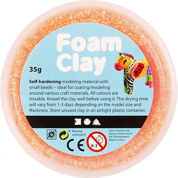 Foam Clay® - neonoranssi - 35 g Foam Clay® - neonoranssi - 35 g